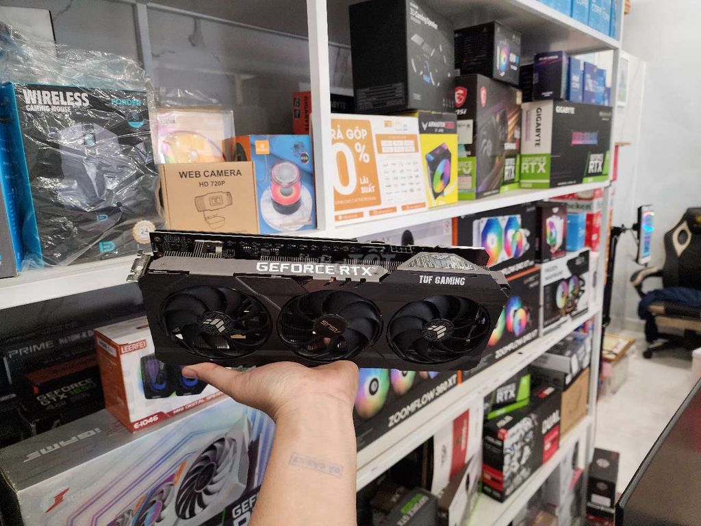 Vga RTX 3060 12G Asus TUF Gaming 3 Fan Gaming